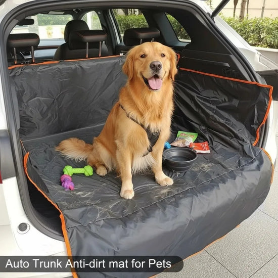 Tapis anti-saleté pour coffre de voiture, imperméable, anti-rayures, pour suv et voitures, housse de siège de voiture de sécurité pour animaux de compagnie, accessoires de Protection intérieure
