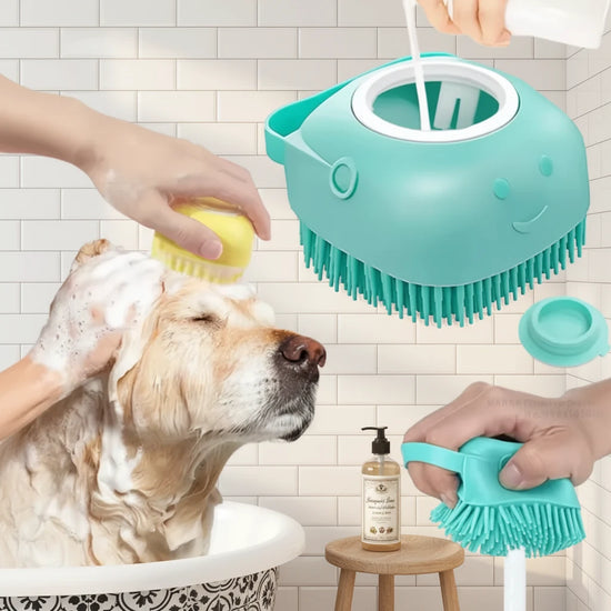 Brosse de Massage de Bain Animexa™ – Nettoyage & Détente 2-en-1