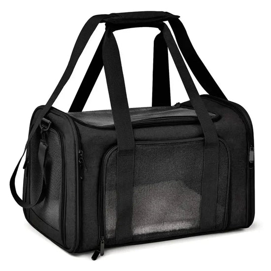 Sac de transport pour animaux de compagnie, sac à dos ventilé latéralement, sacs de transport pour chats, sacs de voyage pour chiens, approuvé par les compagnies aériennes, transport pour petits chiens et chats, sorties