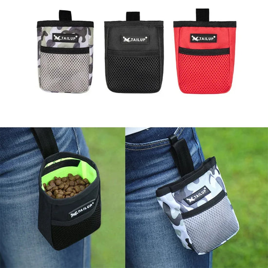 Poudres de poche de rajeunissement pour animaux de compagnie, sac de taille de récompense, sac de collation de poche, sac de nourriture en poudre d&