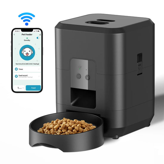 Mangeoire intelligente pour animaux de compagnie mangeoire automatique pour chat Machine de nourriture lente pour chien avec distributeur automatique de nourriture pour chat quantitatif chronométré bol pour chien et chat